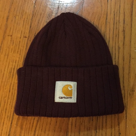 Carhartt maroon adults beanie